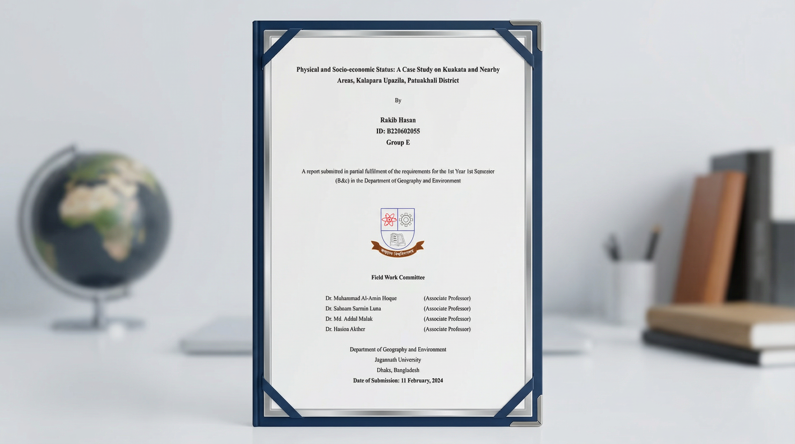 Physical and Socio-economic Status: A Case Study on Kuakata and Nearby Areas, Kalapara Upazila, Patuakhali District