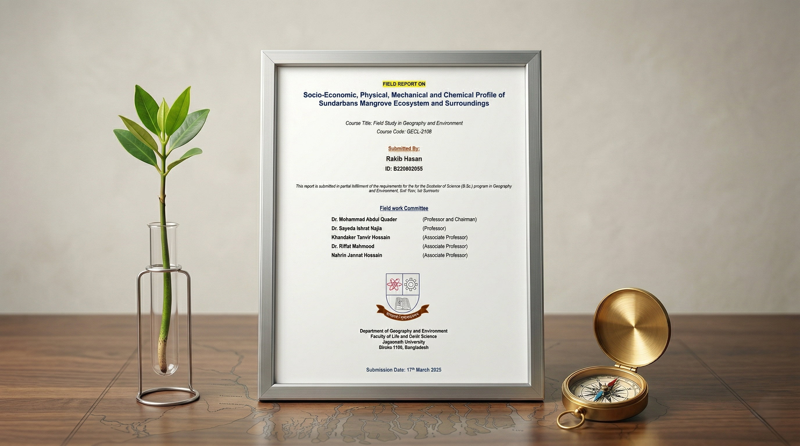 Socio-Economic, Physical, Mechanical and Chemical Profile of Sundarbans Mangrove Ecosystem and Surroundings
